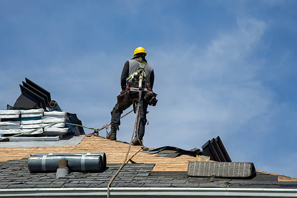 Professional Roofing technician working in Loudon, NH